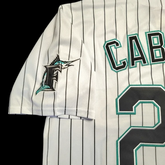Miguel Cabrera Jersey Florida Marlins 2003 World Series Throwback Stitched 3XL - Picture 3 of 4